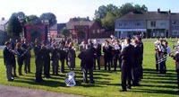 Entertaining the residents of Glebe House, Fishburn