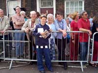 What a good looking happy crowd of supporters!